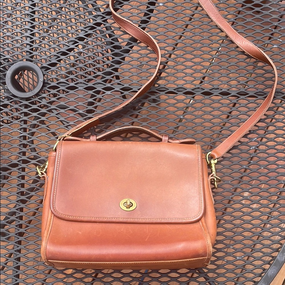 Coach Brown Leather Satchel